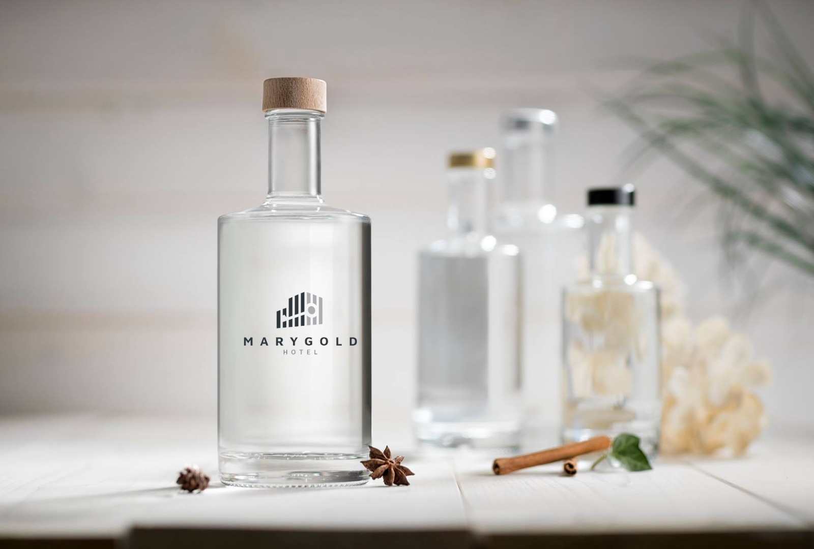 bedruckte Glasflaschen für Gastronomie und Hotels