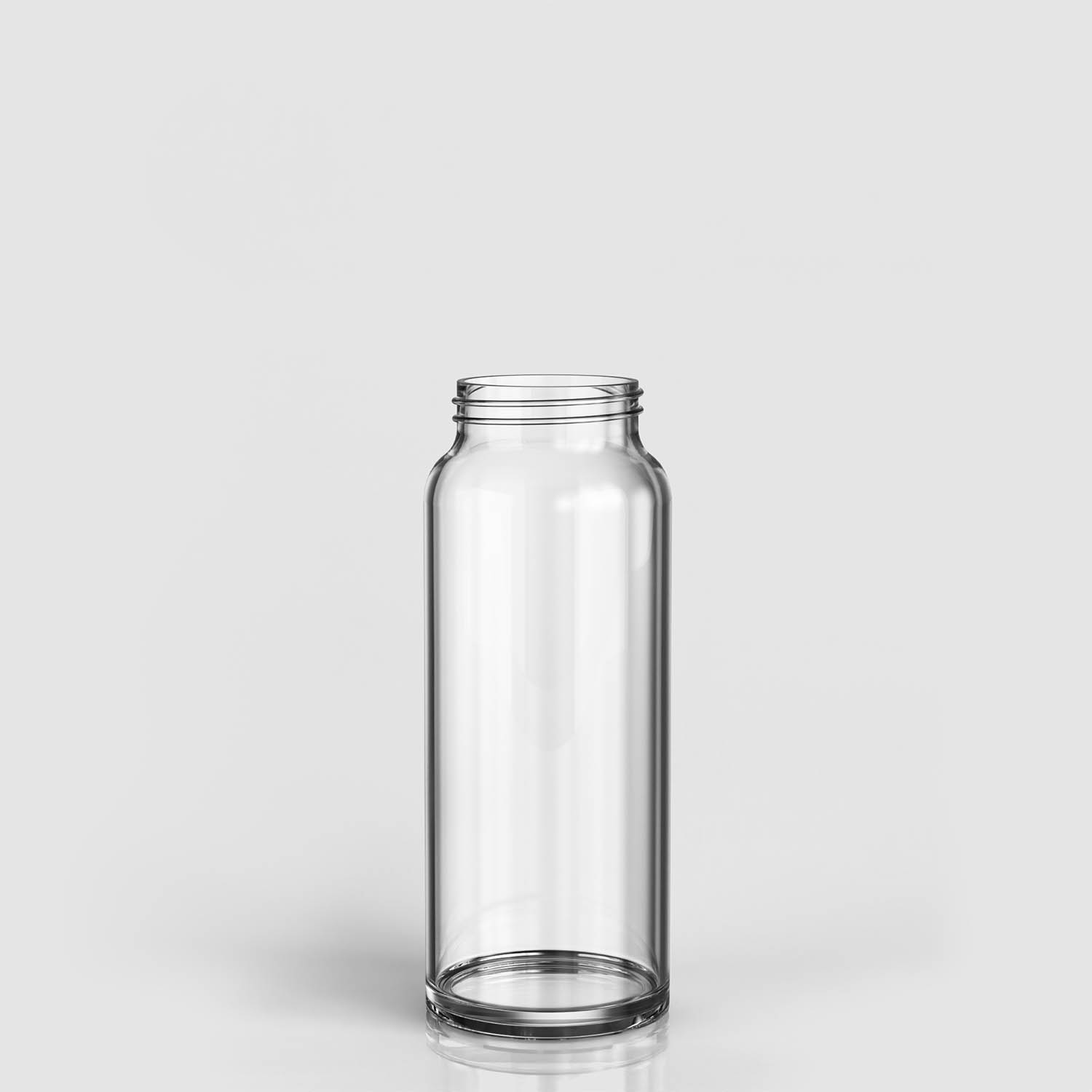 bedruckte Glasflaschen Borosilikatglas 250ml