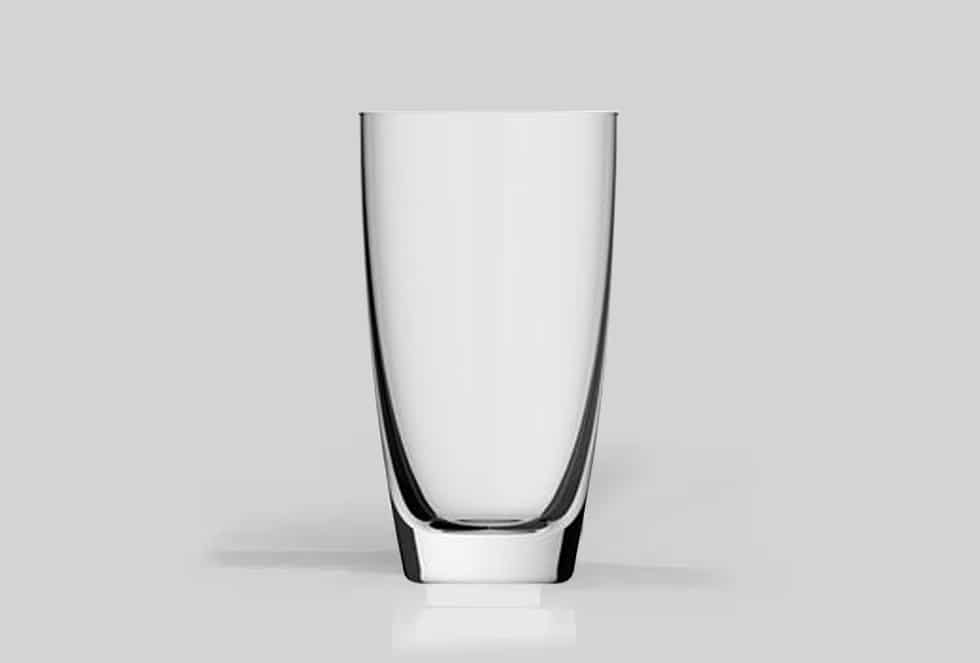 Wasserglas bedrucken mit Logo im-Digitaldruck